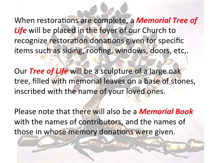 All Saints Anglican Parish - Memorial Tree